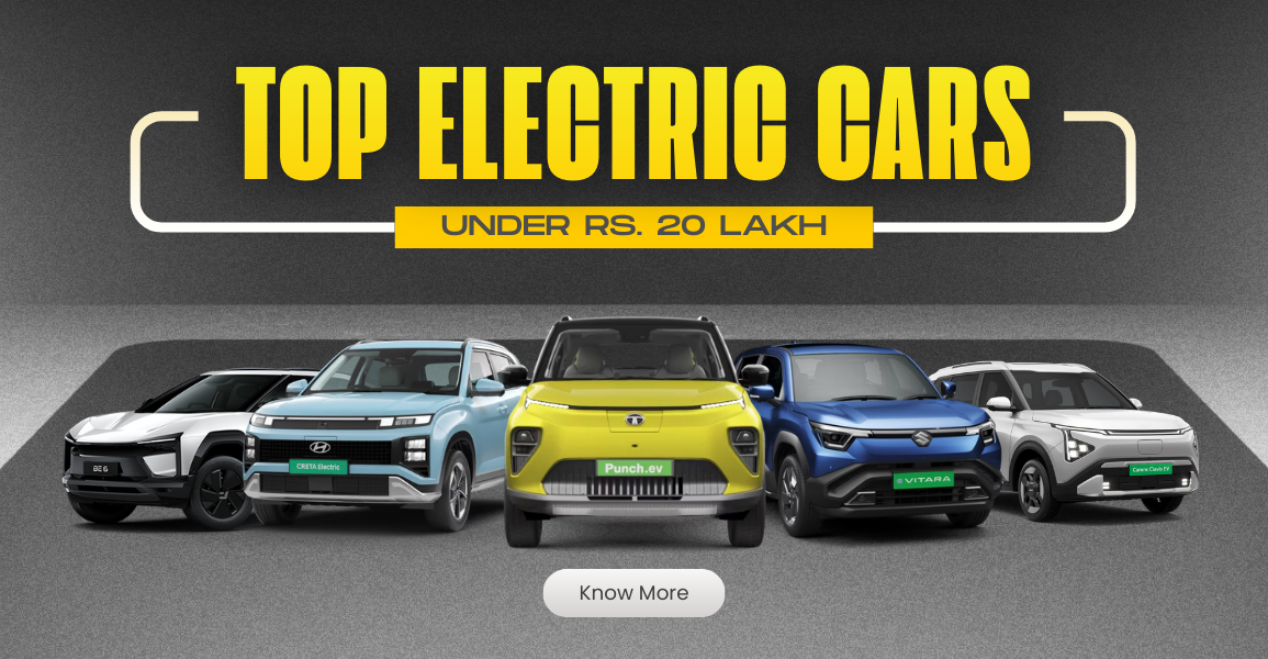 Top Electric Cars Under ₹20 Lakh